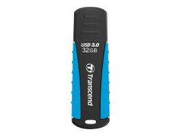 TRANSCEND JetFlash 810 32GB USB3.0 USB stick Blauw Resistant to shock/water/dust/scratches - Meets US military drop-test