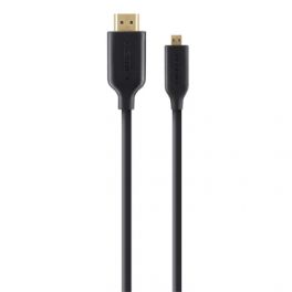 BELKIN High Speed HDMI Cable with HDMI Micro Connector Ultra Thin 1.8M