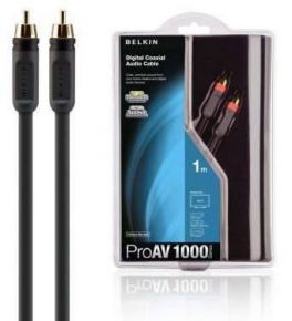 BELKIN Kabel A / V Coax RCA / RCA 2m Digitale Audio ProAV1000