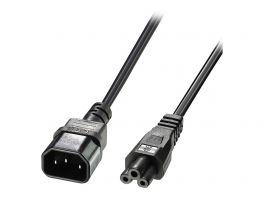 LINDY IEC C14 to C5 Ext Cable IEC C14 to C5 Cloverleaf 2m