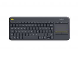 LOGITECH K400 Plus wireless Touch Keyboard - Dark (AZERTY)